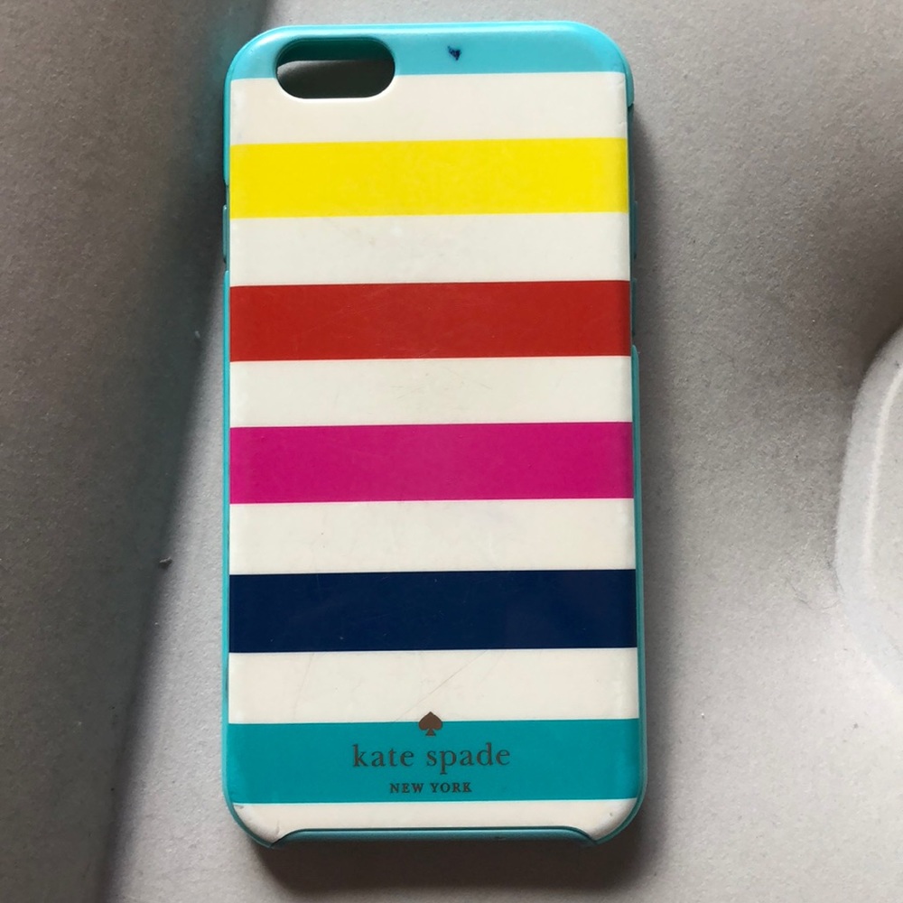 Kate Spade Striped iPhone 8 case